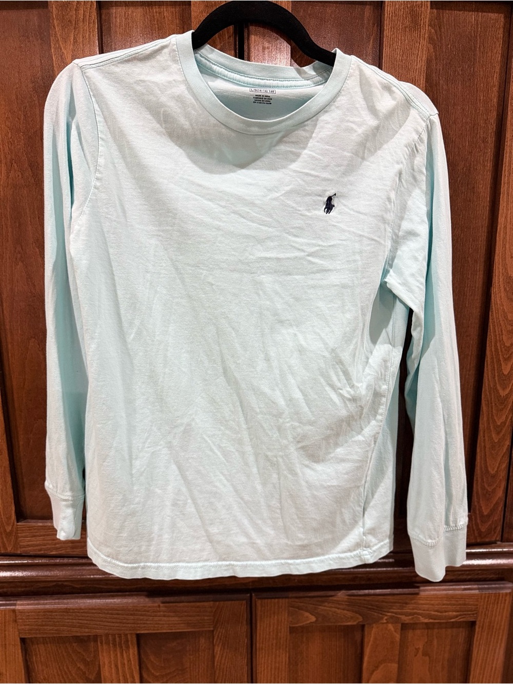 Polo by Ralph Lauren Light Blue Long Sleeve Youth Large